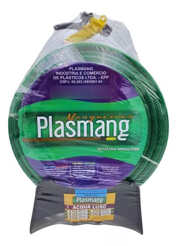 Mangueira Flexivel 30m Com Suporte Trançada Plasmang Acqua