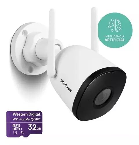Câmera Intelbras Im5sc 1080p Wi-fi C/ Cartão Micro Sd 32gb