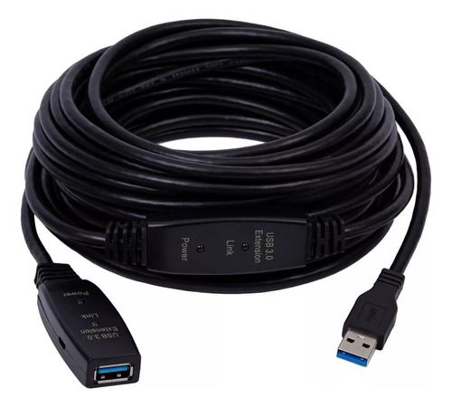 Cabo Extensor Usb Amplificado Versao 3.0 Ativo 15 Metros