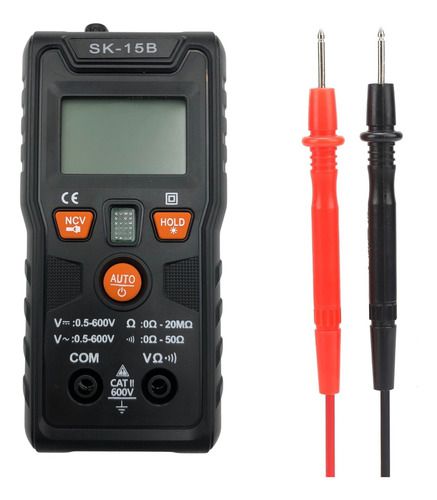 Multimetro Digital Ncv Automatico C/ Cabo Multiteste