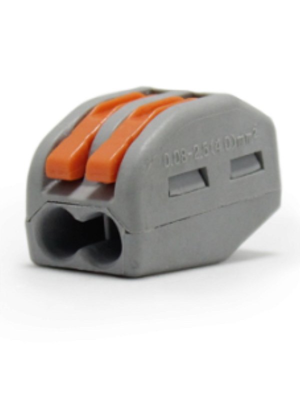 WAGO Conector Emenda Isolante Derivação Sem Solda 2 Vias