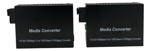 Extensor Conversor Fibra Óptica Para Rj45 10/100/1000