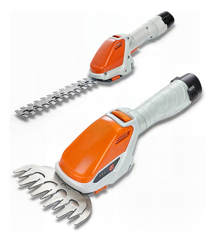 Podador Cerca Viva Arbusto Grama 2 Lâminas Recarregável