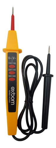 Caneta Voltimetro Medidor Tensão Voltagem 110/220v 3 Em 1