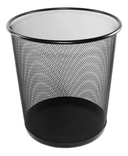 Lixeira Escritório Cesto Lixo Grande Tela Metal Aramado 34cm