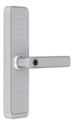 Fechadura Digital Biométrica Wi-fi Smart De4000b Elsys Prata