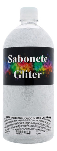 Base De Sabonete Liquido Cristal C/ Glitter 1 Litro