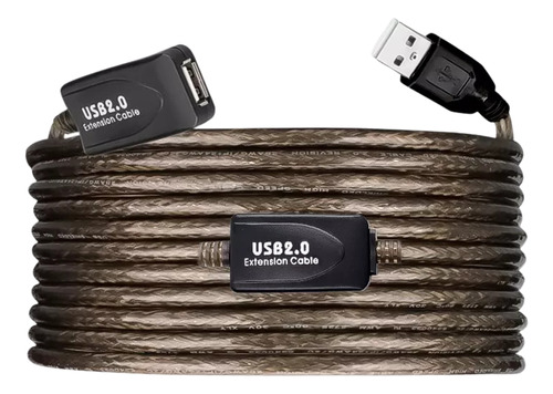 Cabo Extensor Usb 2.0 Filtro Am/af 15 Metros Extensão Hub