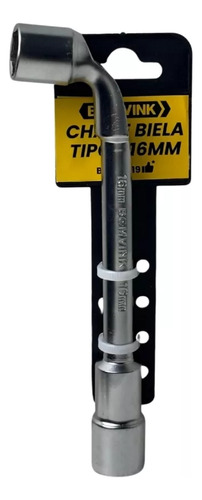 Chave Biela Tipo L De 16mm Vazada Com Furo Passante