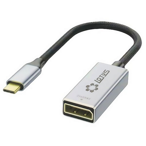 Cabo Adaptador Usb-c P/ Displayport 8k 60hz Notebook Celular