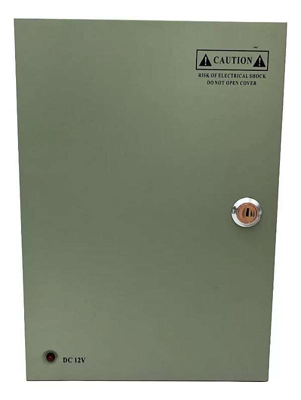 Fonte Rack Organizadora 12v 10a 18 Saidas Câmeras Cftv Dvr