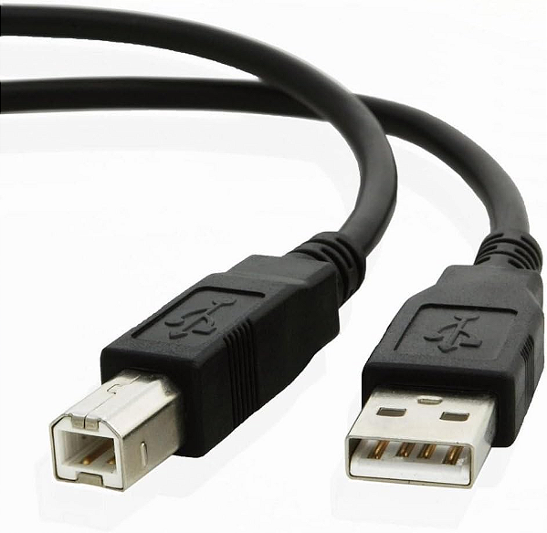 Cabo Usb 2.0 Am/bm Para Impressora E Scanner 5 Metros