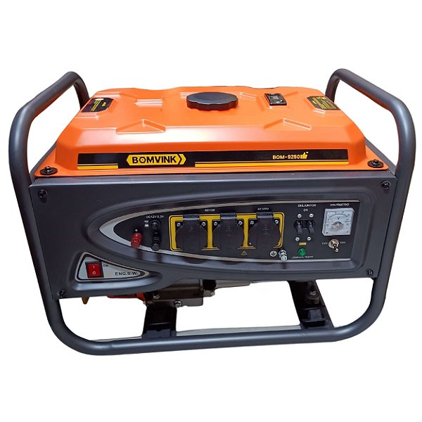 Gerador De Gasolina 4,8kw 110/220v