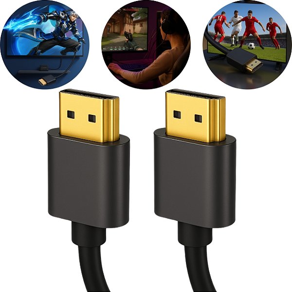 Cabo Hdmi Visão 2.0 4k Ultra Hd Alta Resolução 10 Metros