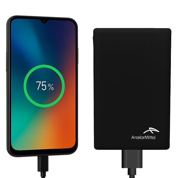 Carregador Portátil 4000mah Power Bank Universal Tipo C