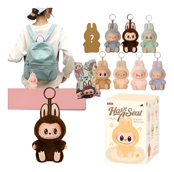 Labubu Pelúcia Boneco Pop Surpresa Chaveiro Colecionavel