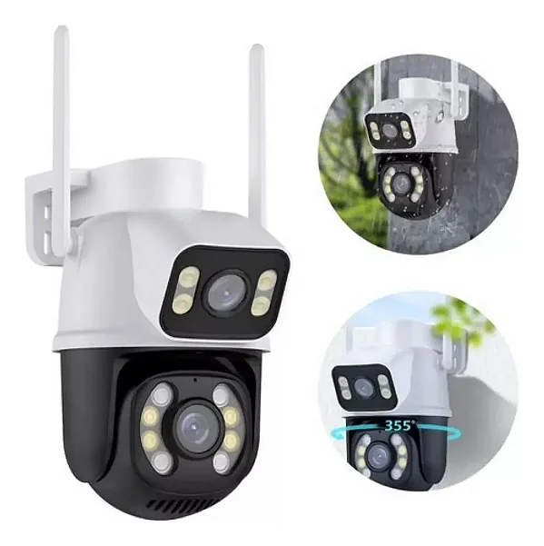 Câmera Ip Wifi Full Hd Externa Lente Dupla A28b Rastreamento