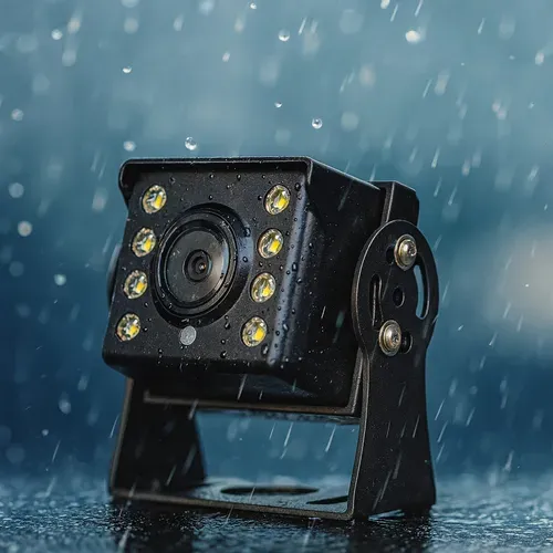 Mini Camera Ahd Full Hd 1080p 2.0m Ip67 Quadrada Com Leds