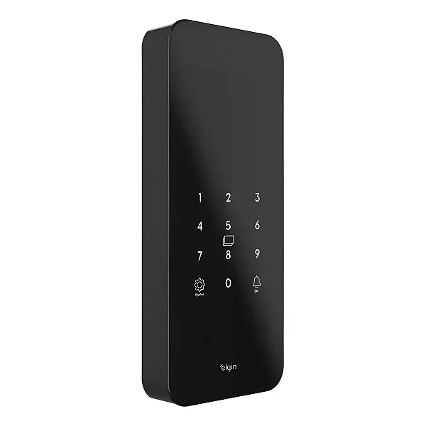 Fechadura Digital Sobrepor Com Senha Eletronica Elgin Preto