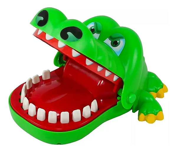 Jogo Jacaré Morde Dedo Crocodilo Dentista Brinquedo Infantil