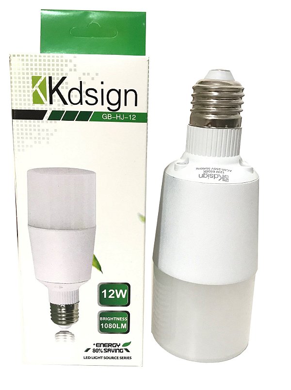 Lampada Bulbo Foguete 12w E27 Branco Frio Led Bivolt