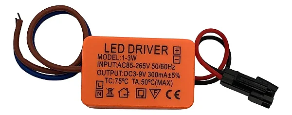 Driver Led Reador Fonte Para Plafon 3w 3 X 1w Bivolt