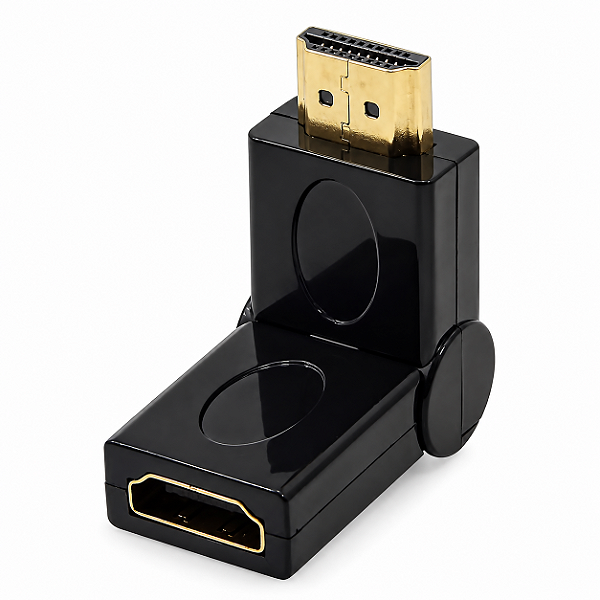 Adaptador Hdmi Macho X Femea Articulado 180 Graus