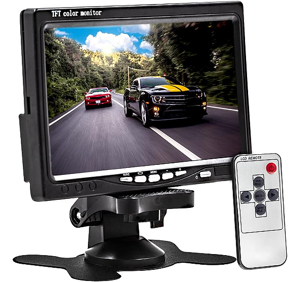 Tela Monitor Lcd Hd 7 Polegadas Portátil Hdmi Vga E Av