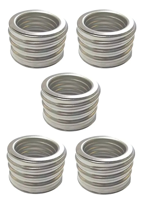 Kit 5 Adaptador Soquete Lampada Led Bulbo 50w E27 P E40