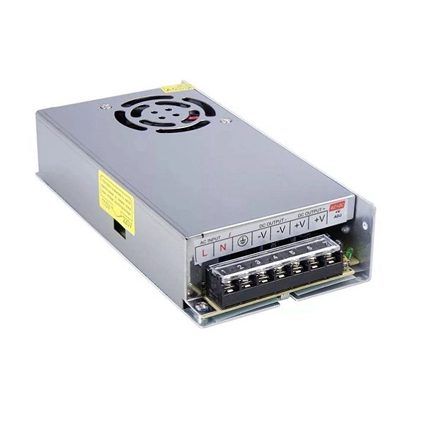 Fonte Chaveada Estabilizadora 12v 30a 360w Bivolt Cftv E Led