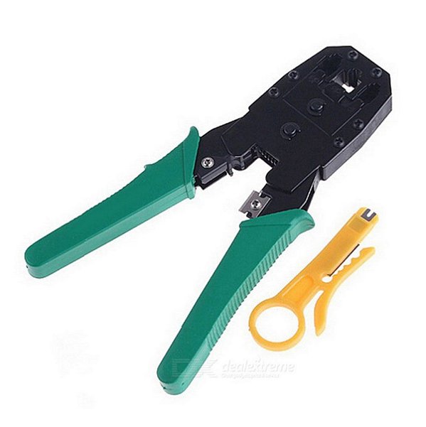 Alicate Crimpar Crimpagem Conectores De Rede Rj45 Rj12 Rj11