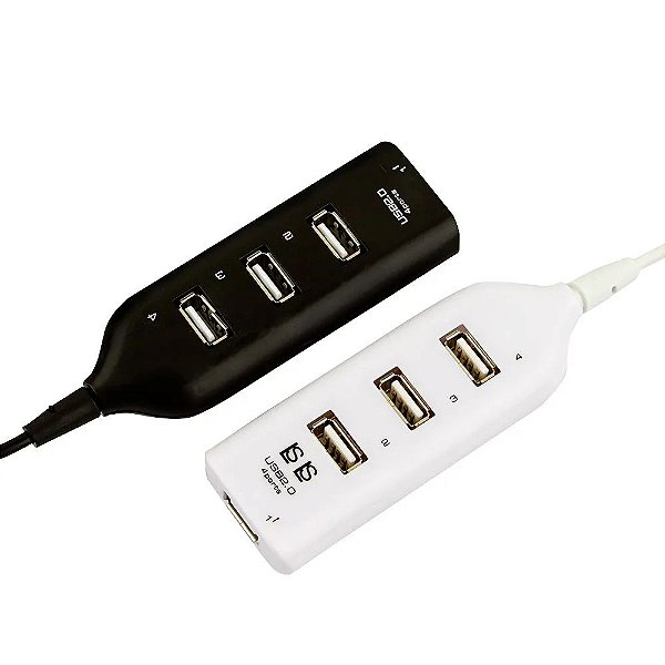 Hub Usb 4 Portas 2.0 Pendrive Tv Mouse Teclado Adaptador