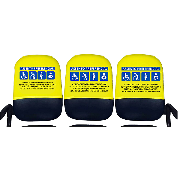 Capa cadeira Preferencial kit c/ 10 capas de cadeira