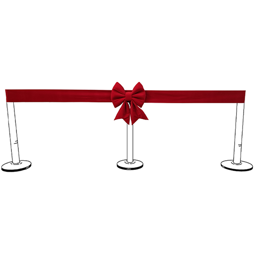 Laço 40 cm Para Inauguração Com Faixa de 3m