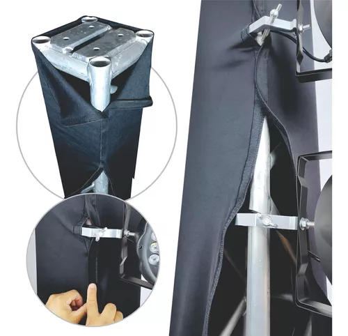 Capa em tecido para Q30 box truss com velcro - Personalizadas