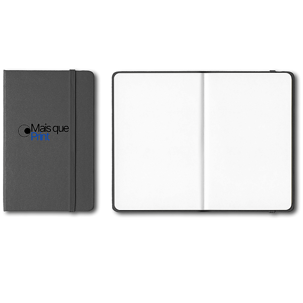 Moleskine Personalizado com Capa Dura e Elástico 9x14 cm