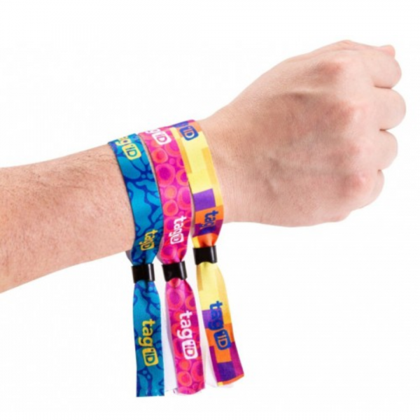 Pulseira Vip de evento personalizada 30cm x 15mm