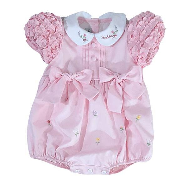 Romper Hortênsia Jardim Rosa