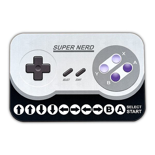 Tapete Gamer Snes Cheat Code 16-Bits