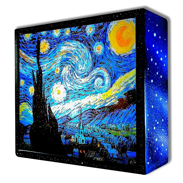 Luminária Noite Estrelada de Van Gogh