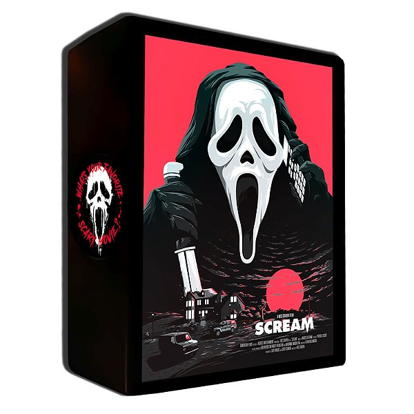 Luminária de Terror Pânico Scream Movie