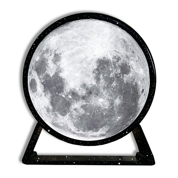 Luminária Decorativa Redonda Lua em Duas Temperaturas