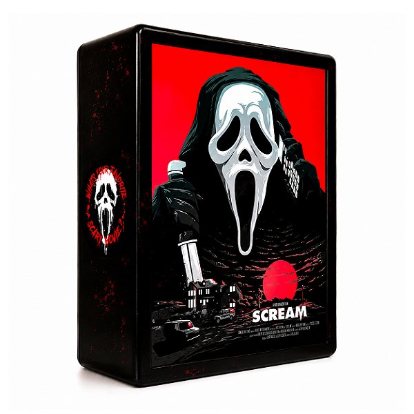 Luminária Abajur Led Terror Filme Pânico Scream