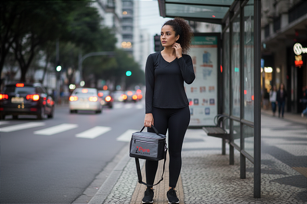 Lancheira Térmica Pure Pilates – Cinza