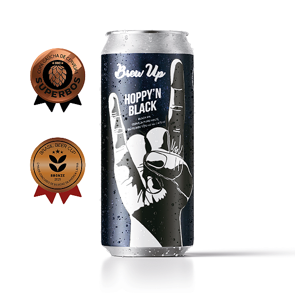 Hoppy'n Black | Black IPA | Lata 473ml
