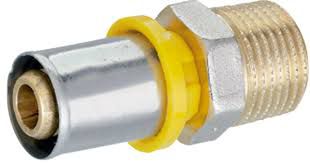 CONECTOR FIXO MACHO GÁS 20MMX1/2