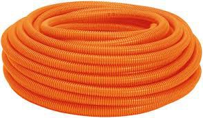 ELETRODUTO FLEXÍVEL ANTICHAMA LARANJA REFORCADO 25MM
