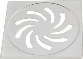 GRELHA CAIXA SIFONADA QUADRADA INOX 100MM VORTICE C/FECH