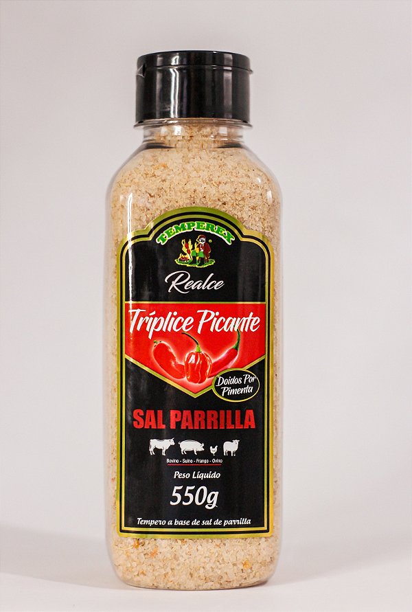 Sal de Parrilla Realce Tríplice Picante 500g