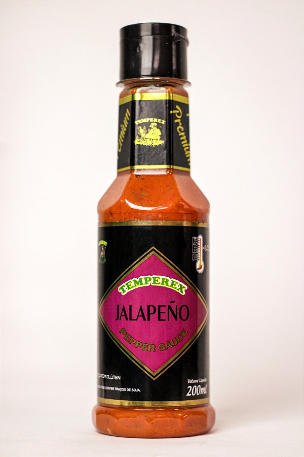Molho de Pimenta Premium - Jalapeño Vermelho 200ml
